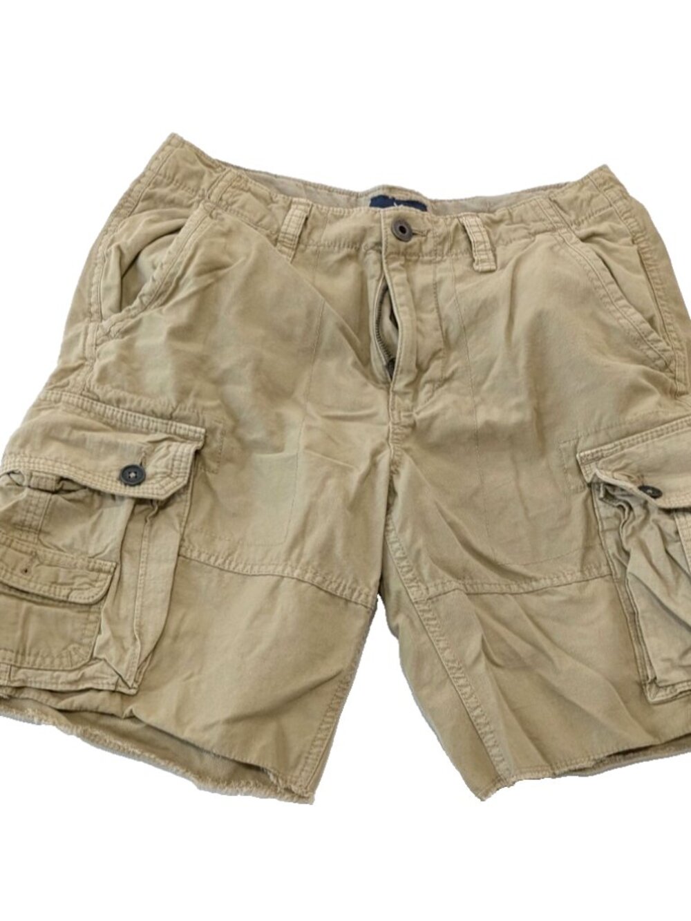 AE American Eagle Mens Classic Cargo Shorts Bottoms Khaki